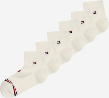 Șosete de la TOMMY HILFIGER pe alb: față