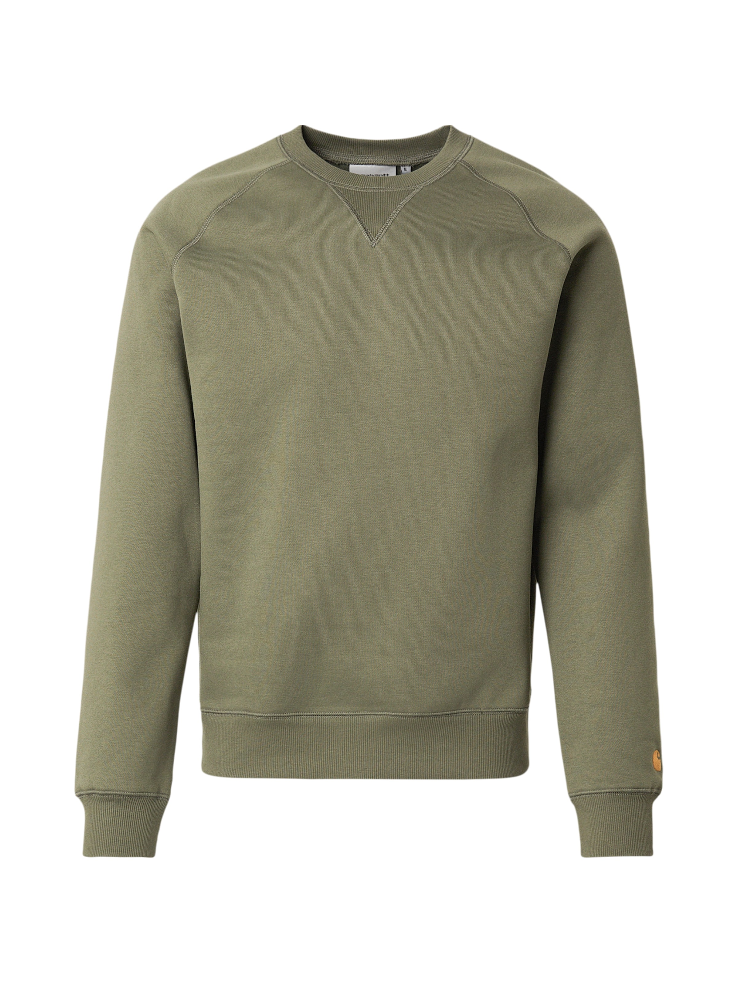 Carhartt WIP Суичър 'Chase' в зелено: отпред