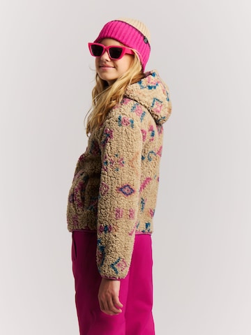 PROTEST Fleece jas 'PRTKylee JR' in Bruin