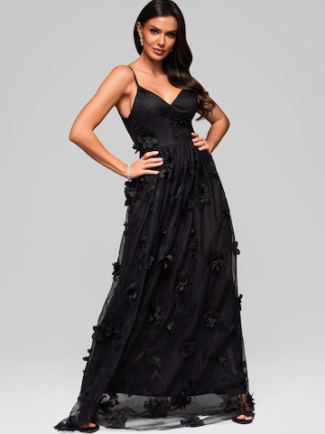 Ombre Abendkleid‌‌‌‌‌‌ in Schwarz