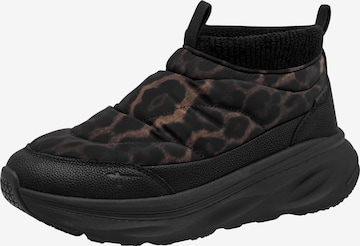 Baskets hautes Tamaris en noir : devant