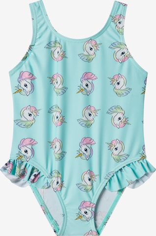 NAME IT Badedragt 'NMFZANNE' i grøn: forside