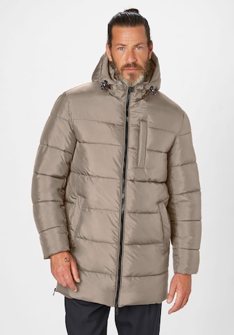 S4 Jackets Winter Jacket in Beige: front