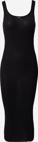 Lindex Stickad klänning 'Majken' i svart: framsida