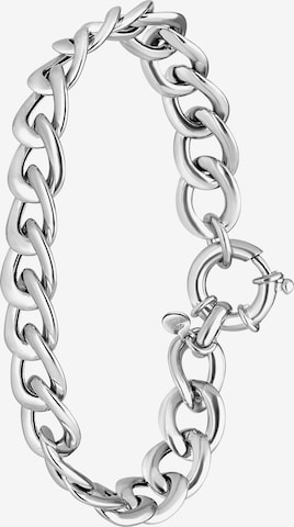 Lucardi Bracelet 'Basic' in Silver: front