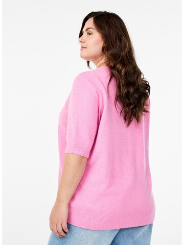 Zizzi Sweter 'Casunny'' w kolorze różowy