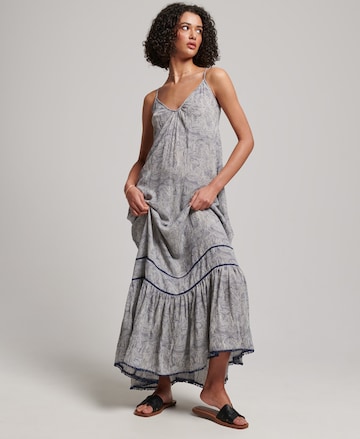 Superdry Beach Dress in Blue: front
