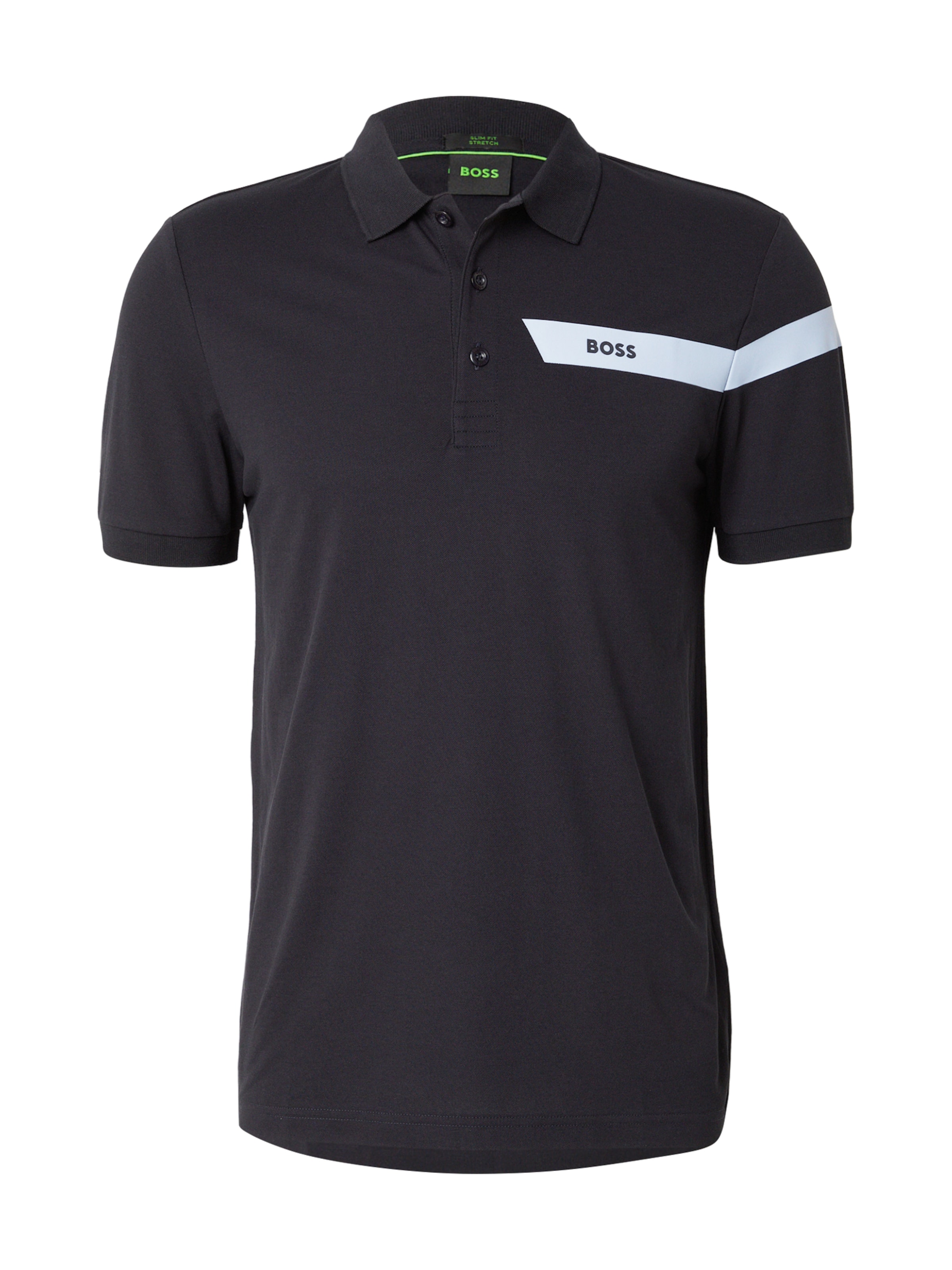 BOSS Koszulka 'Paule' w kolorze niebieski: przód