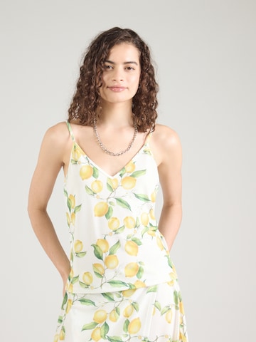Top 'Hellena' di ABOUT YOU in bianco: frontale