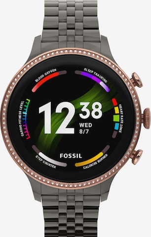 FOSSIL Uhr in Grau: predná strana