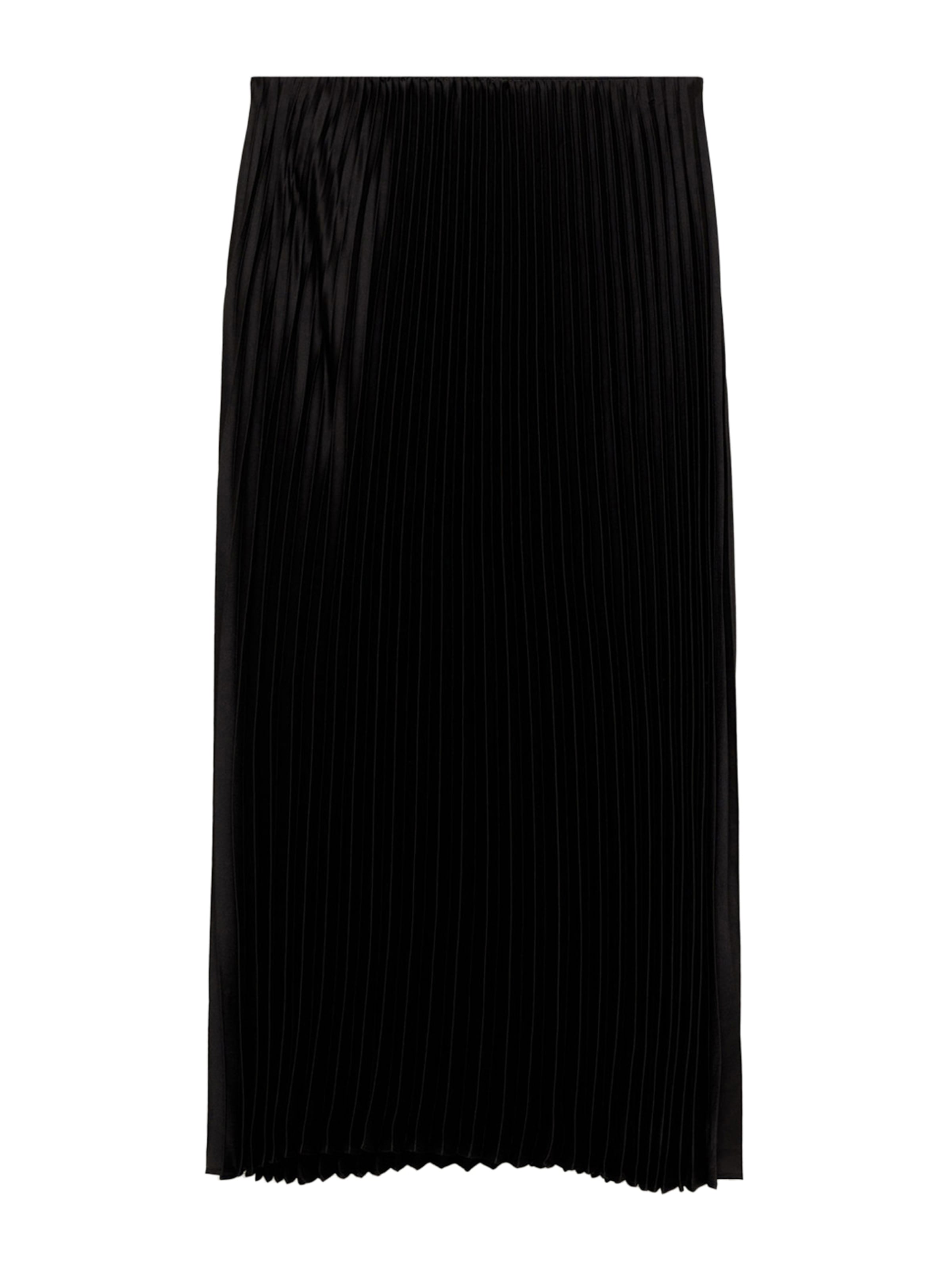 MANGO Пола 'Plisado' в черно: отпред