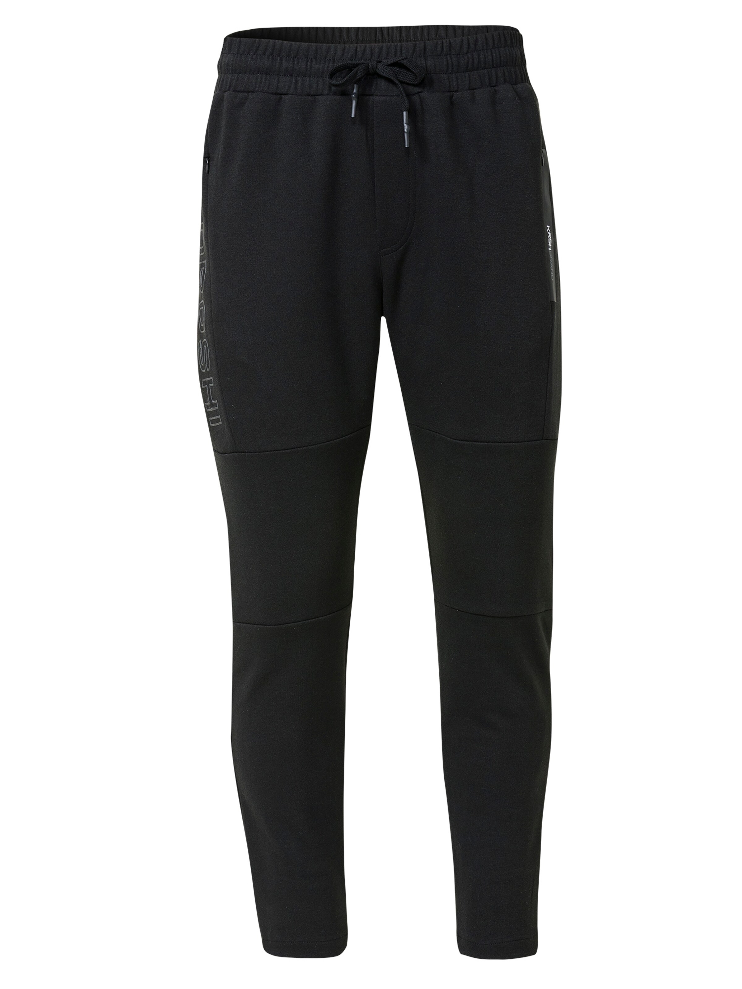 KOROSHI regular Παντελόνι σε μαύρο: μπροστά