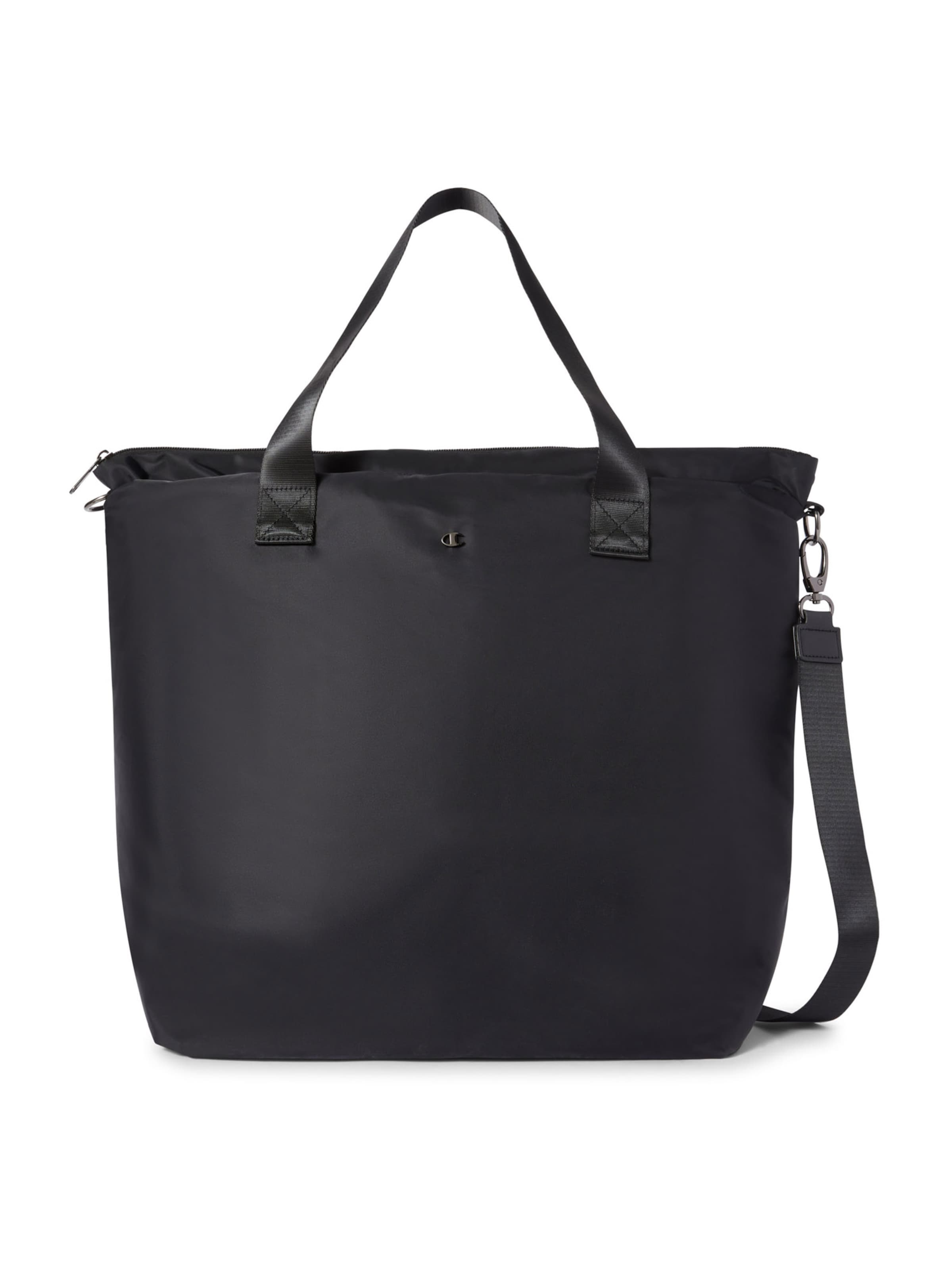 Champion Authentic Athletic Apparel Μεγάλη τσάντα σε μαύρο: μπροστά