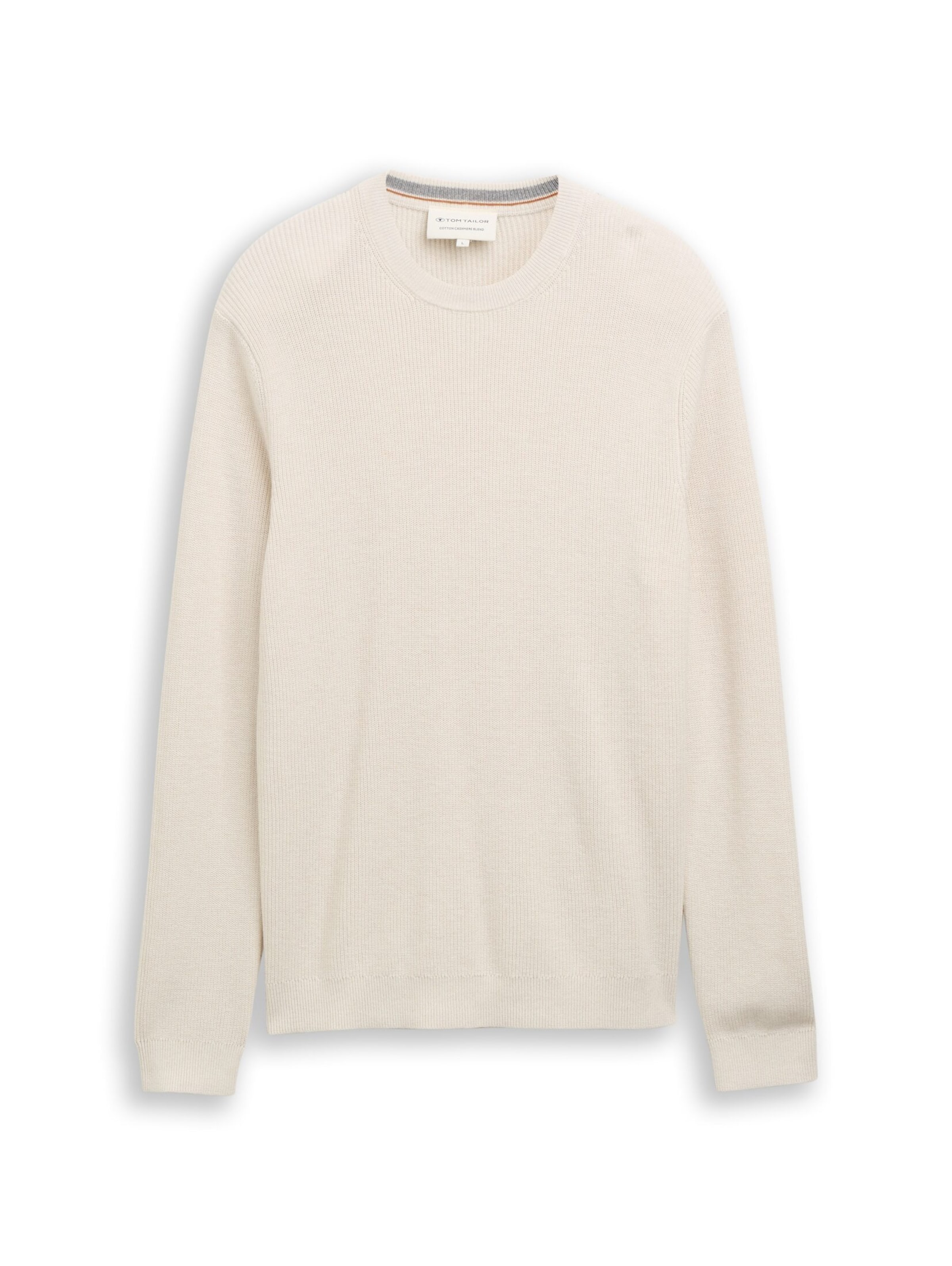 TOM TAILOR Pullover in Weiß: Vorderseite