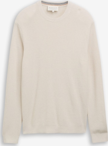 TOM TAILOR Pullover in Weiß: Vorderseite