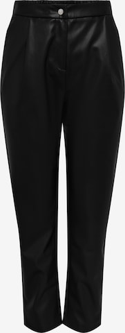 ONLY Regular Pleat-Front Pants 'LINA' in Black: front