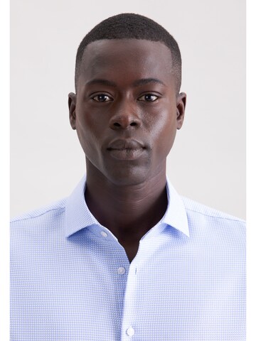 SEIDENSTICKER Regular Fit Businesshemd in Blau