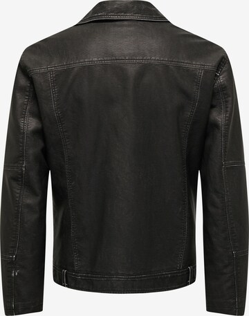 Only & Sons Between-season jacket 'LEE' in Black