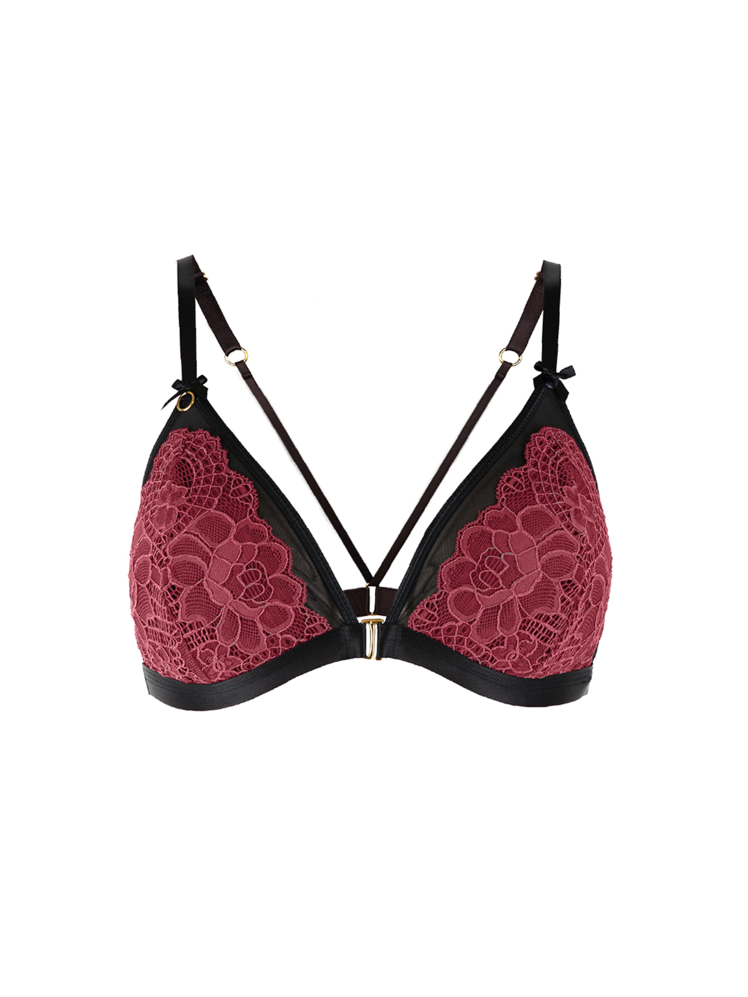 La Muel Lingerie Triangle Bra 'Triangle' in Pink: front