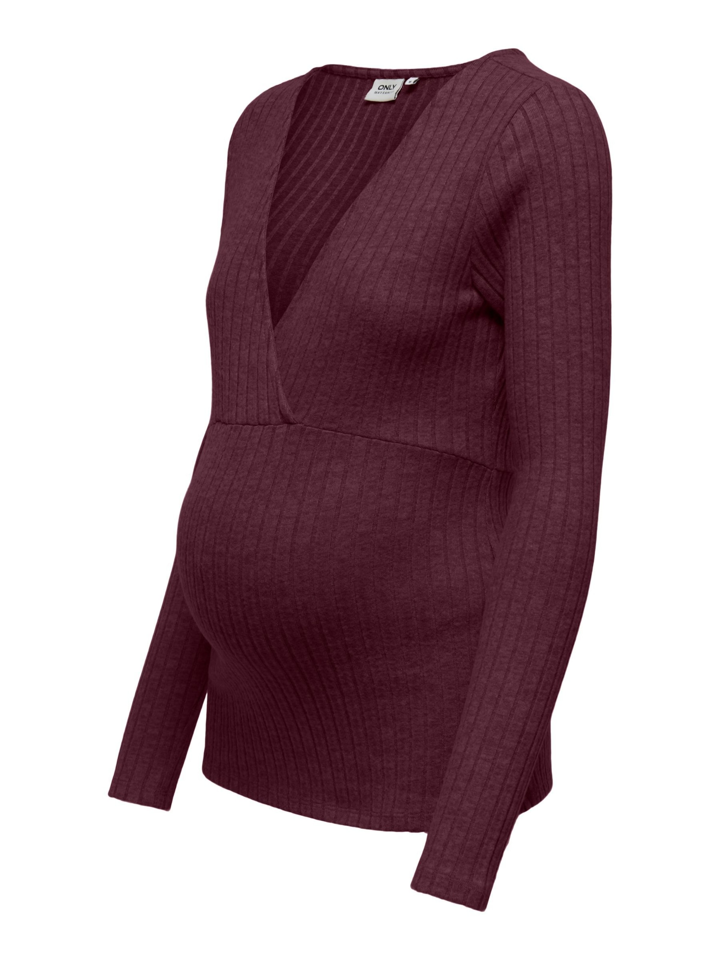 Only Maternity Shirts 'OLMLola' i rød