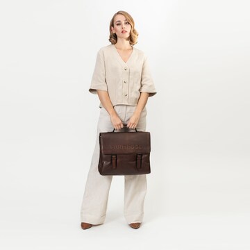 Farmhood Document Bag in Brown