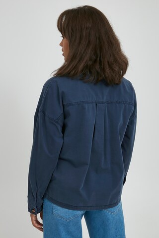 PULZ Jeans - Chaqueta de entretiempo 'PZLENE' en azul