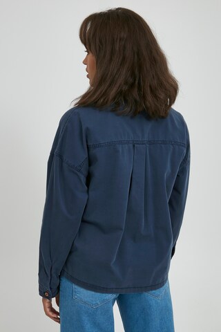 PULZ Jeans Between-Season Jacket 'PZLENE' in Blue