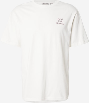 Only & Sons - Camiseta 'ONSCAP' en blanco: frente