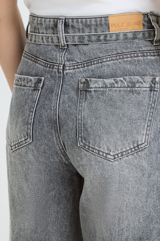 Pulz Loosefit Hose 'PZCRYSTA' in Grau