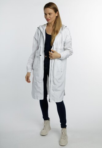 Parka mi-saison DreiMaster Maritim en blanc