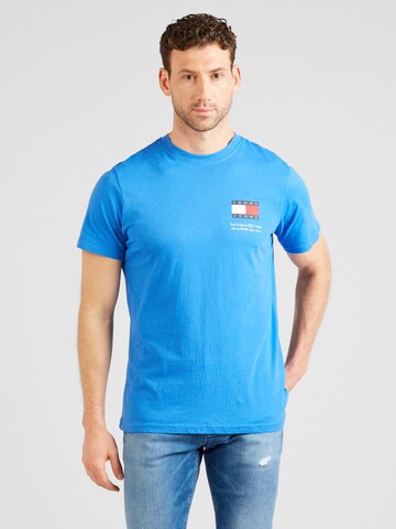 T-Shirt 'ESSENTIAL' Tommy Jeans en bleu : devant