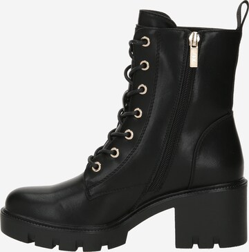 Xti Lace-Up Ankle Boots in Black