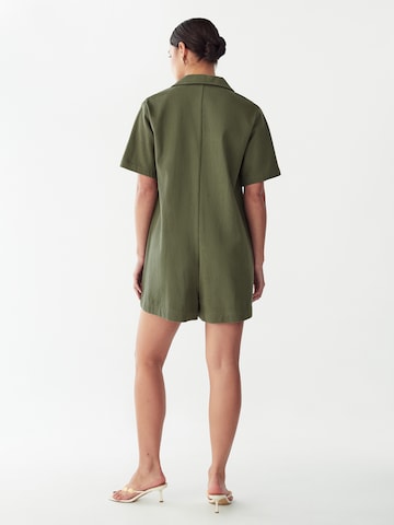 Tuta jumpsuit 'Sandra' di St MRLO in verde