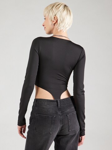 ABOUT YOU Shirt bodysuit 'Daliah' in Black