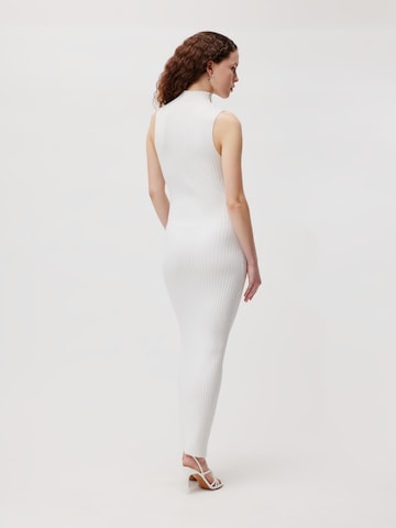 LeGer by Lena Gercke Πλεκτό φόρεμα 'Klea' σε λευκό
