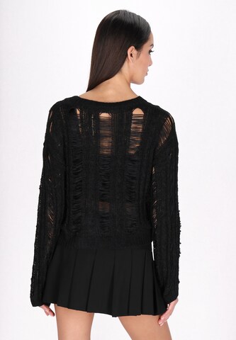 myMo ROCKS Pullover in Schwarz