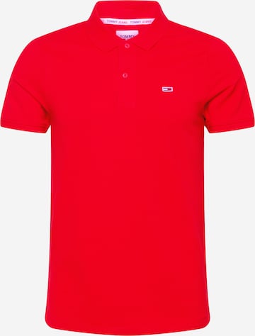 Tommy Jeans T-Shirt 'Essentials' in Rot: predná strana