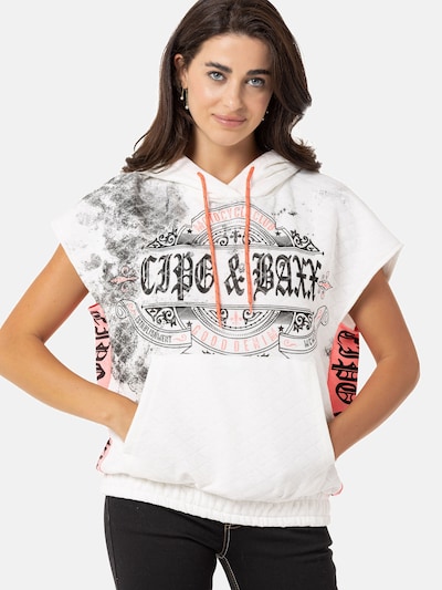 CIPO & BAXX T-shirt en L en écru, Vue avec produit