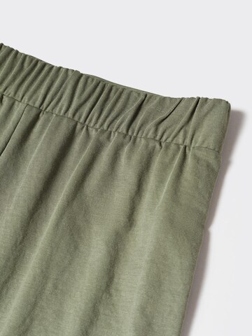 Wide Leg Pantalon 'CINTIA' MANGO en vert