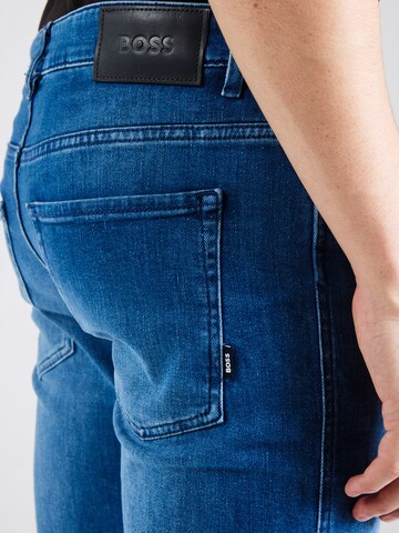 BOSS Slimfit Jeans 'Delaware' in Blau