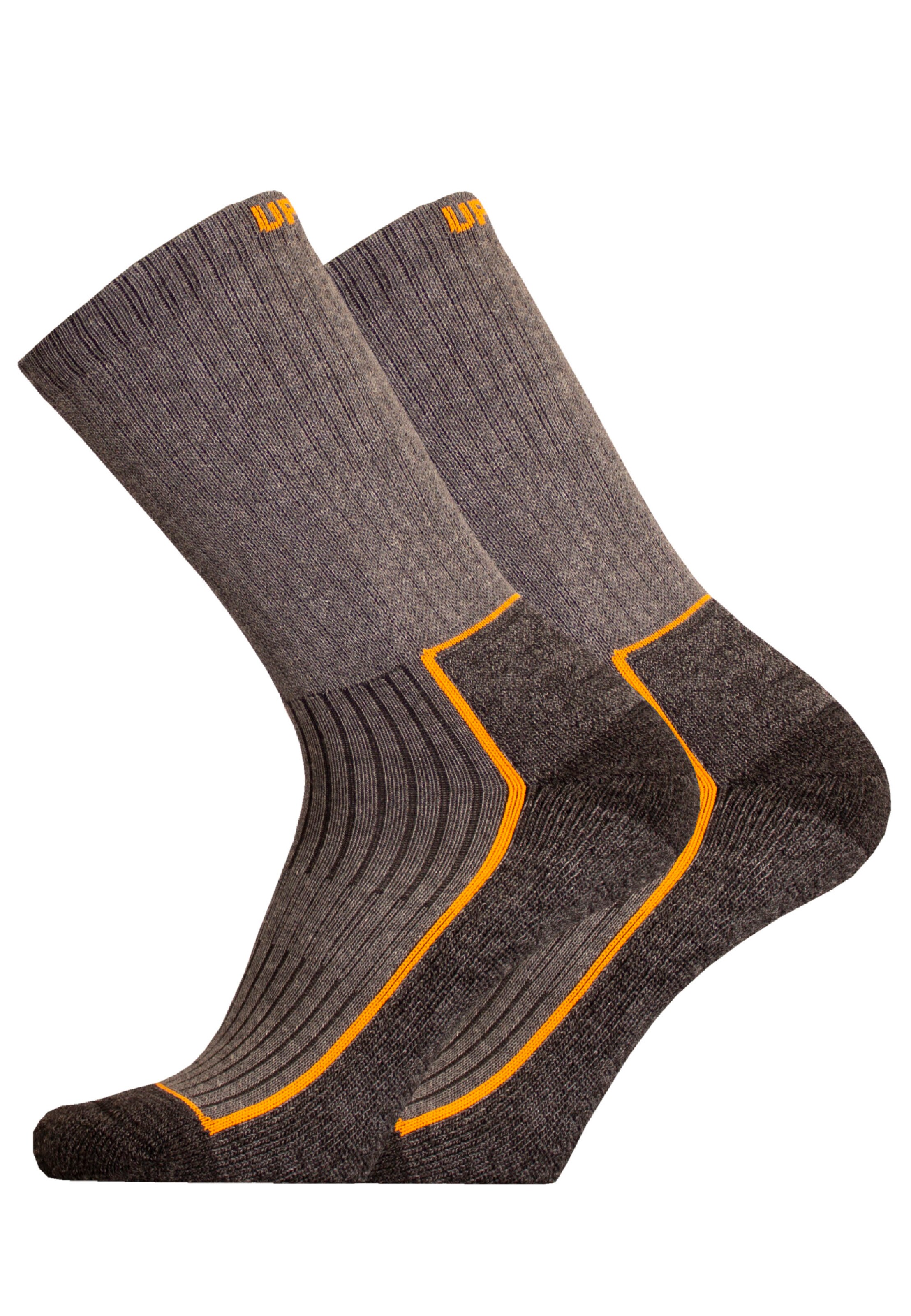 UphillSport Athletic Socks in Grey: front
