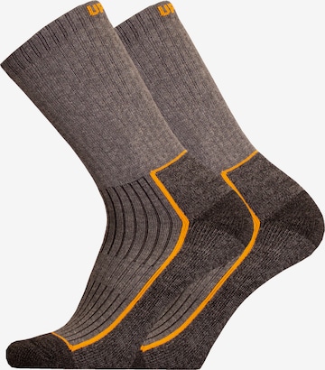 UphillSport Athletic Socks 'SAANA' in Grey: front
