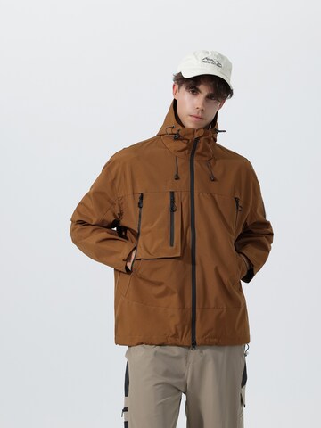 Youthup Outdoor jacket in Brown