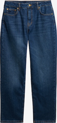 Jean Superdry en bleu : devant
