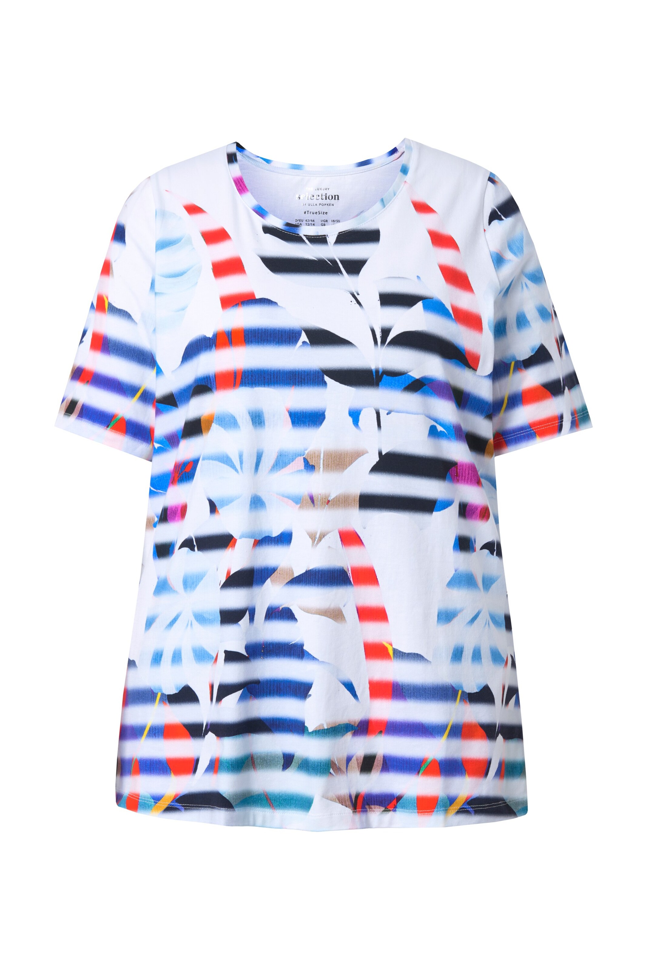 Ulla Popken Shirt in Blue / Red / Black / White, Item view