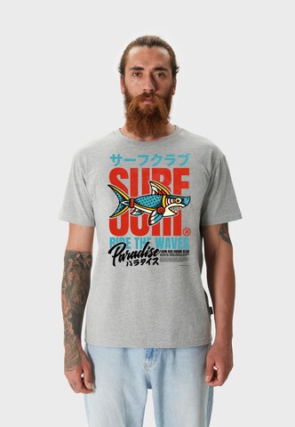 Oldskull Shirt in Grijs: voorkant