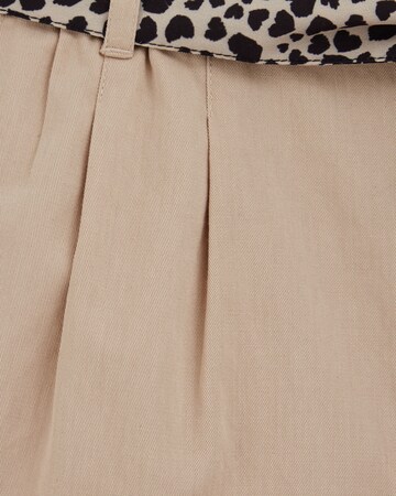 WE Fashion Loosefit Housut värissä beige