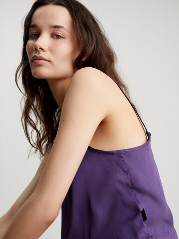 Pyjama 'Pure Sheen' Calvin Klein Underwear en violet