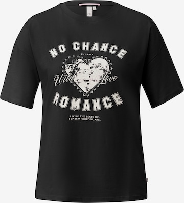 QS Majica | črna barva: sprednja stran