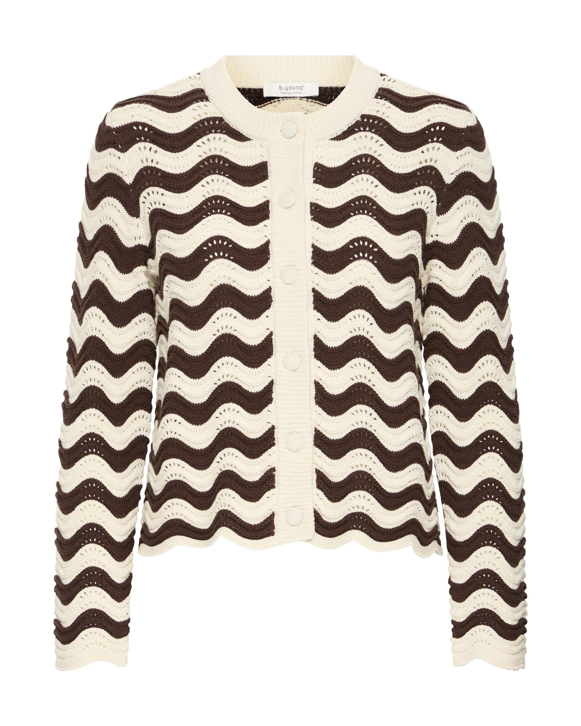 Cardigan b.young en beige : devant